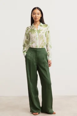 Iris von Arnim CARMEN LINEN PRINTED-Damen Leinen
