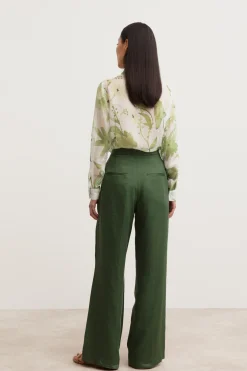 Iris von Arnim CARMEN LINEN PRINTED-Damen Leinen