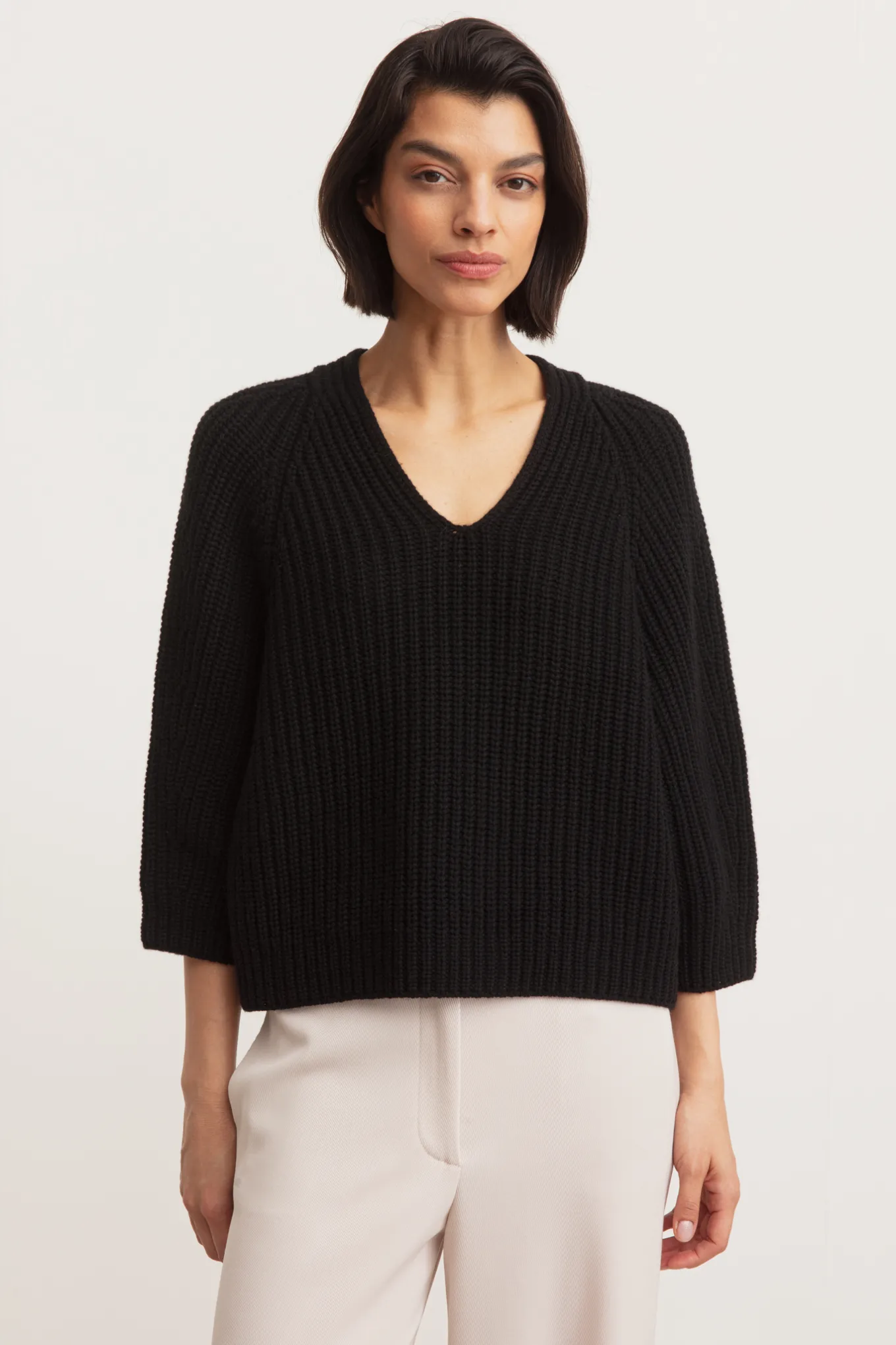 Iris von Arnim FALLOU V-NECK-Damen Pullover