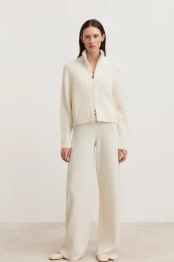 Iris von Arnim FALLOU ZIP LONG-Damen Cardigans