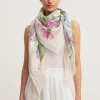 Iris von Arnim IRIS LINEN FLOWER-Damen Schals & Tücher
