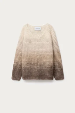 Iris von Arnim RAINBOW V-NECK-Damen Pullover